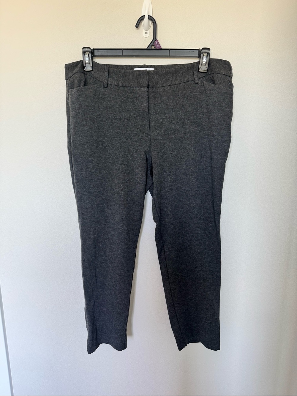 Liz Claiborne Dark Gray Ponte Trousers
